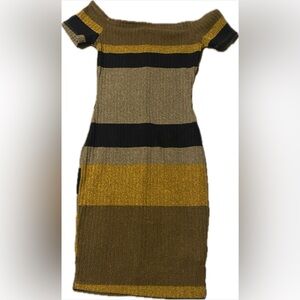 NWT Fashion Nova Sweet Tea Stripe dress Women’s Size small